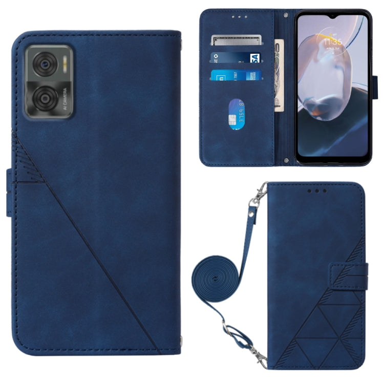Custodia per cellulare in pelle con flip in rilievo 3D a tracolla, For Infinix Smart 6 Plus X6823, For Kyocera Android One S9, For Kyocera Qua Phone QX KYV42, For Motorola Moto E22 4G / E22i 4G