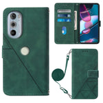 Custodia per cellulare in pelle con flip in rilievo 3D a tracolla, For Motorola Moto Edge 30 Pro / Edge+ 2022, For Nokia C2 2ND Edition, For Nokia C21, For Nokia C21 Plus