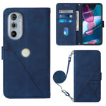 Custodia per cellulare in pelle con flip in rilievo 3D a tracolla, For Motorola Moto Edge 30 Pro / Edge+ 2022, For Nokia C2 2ND Edition, For Nokia C21, For Nokia C21 Plus