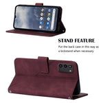 Custodia per cellulare in pelle con flip in rilievo 3D a tracolla, For Nokia G100, For Nokia G400, For OPPO A17 4G, For OPPO A55S 5G CPH2309 JP Edition