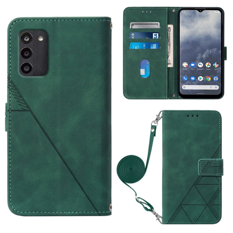 Custodia per cellulare in pelle con flip in rilievo 3D a tracolla, For Nokia G100, For Nokia G400, For OPPO A17 4G, For OPPO A55S 5G CPH2309 JP Edition