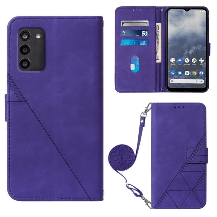 Custodia per cellulare in pelle con flip in rilievo 3D a tracolla, For Nokia G100, For Nokia G400, For OPPO A17 4G, For OPPO A55S 5G CPH2309 JP Edition