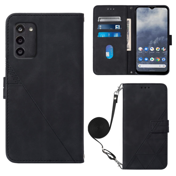 Custodia per cellulare in pelle con flip in rilievo 3D a tracolla, For Nokia G100, For Nokia G400, For OPPO A17 4G, For OPPO A55S 5G CPH2309 JP Edition
