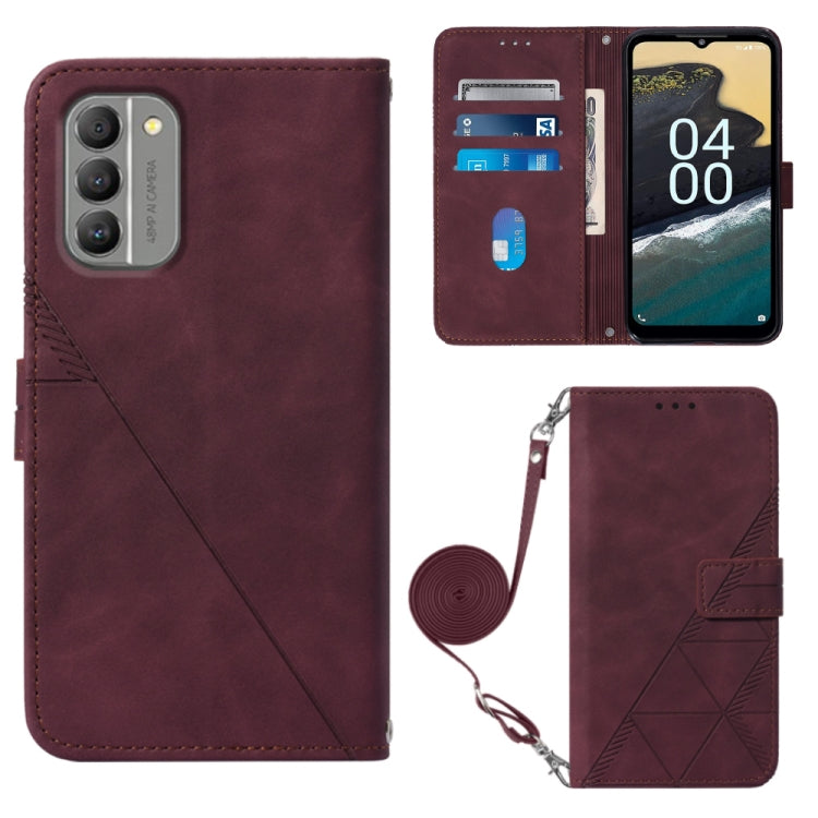 Custodia per cellulare in pelle con flip in rilievo 3D a tracolla, For Nokia G100, For Nokia G400, For OPPO A17 4G, For OPPO A55S 5G CPH2309 JP Edition