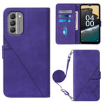 Custodia per cellulare in pelle con flip in rilievo 3D a tracolla, For Nokia G100, For Nokia G400, For OPPO A17 4G, For OPPO A55S 5G CPH2309 JP Edition