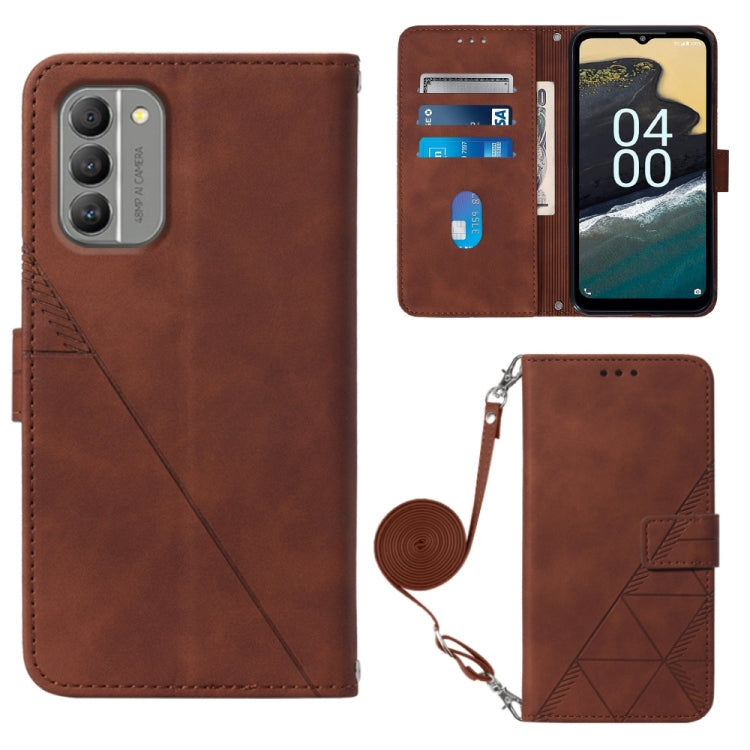 Custodia per cellulare in pelle con flip in rilievo 3D a tracolla, For Nokia G100, For Nokia G400, For OPPO A17 4G, For OPPO A55S 5G CPH2309 JP Edition