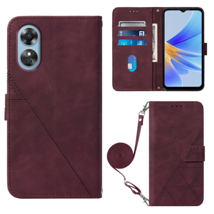 Custodia per cellulare in pelle con flip in rilievo 3D a tracolla, For Nokia G100, For Nokia G400, For OPPO A17 4G, For OPPO A55S 5G CPH2309 JP Edition