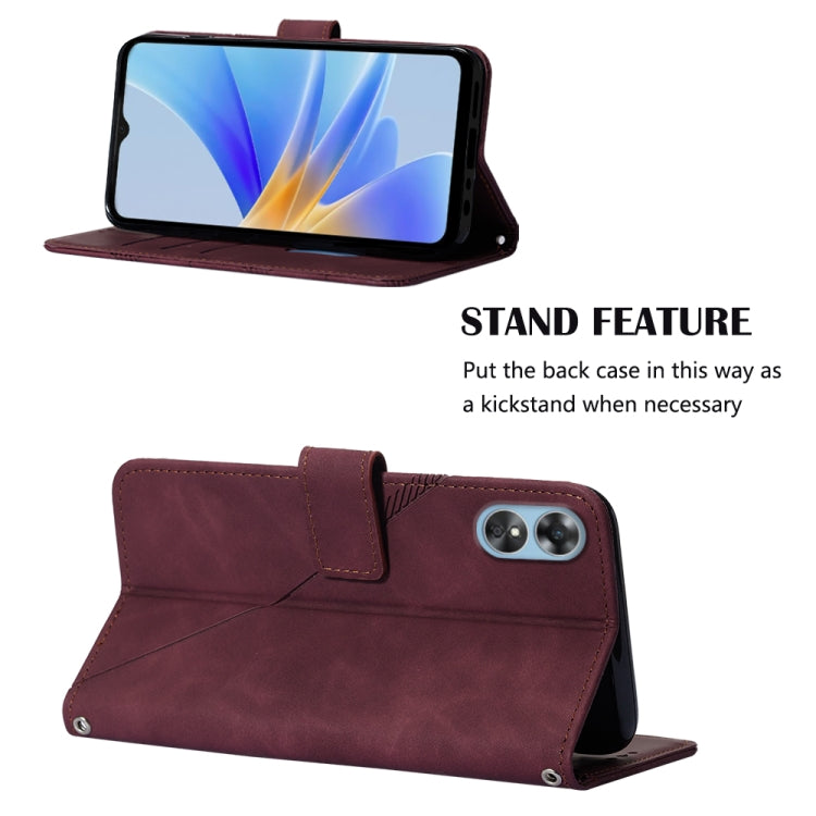 Custodia per cellulare in pelle con flip in rilievo 3D a tracolla, For Nokia G100, For Nokia G400, For OPPO A17 4G, For OPPO A55S 5G CPH2309 JP Edition