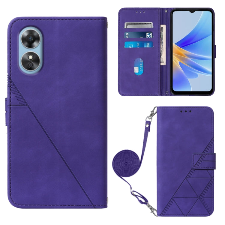 Custodia per cellulare in pelle con flip in rilievo 3D a tracolla, For Nokia G100, For Nokia G400, For OPPO A17 4G, For OPPO A55S 5G CPH2309 JP Edition