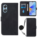 Custodia per cellulare in pelle con flip in rilievo 3D a tracolla, For Nokia G100, For Nokia G400, For OPPO A17 4G, For OPPO A55S 5G CPH2309 JP Edition
