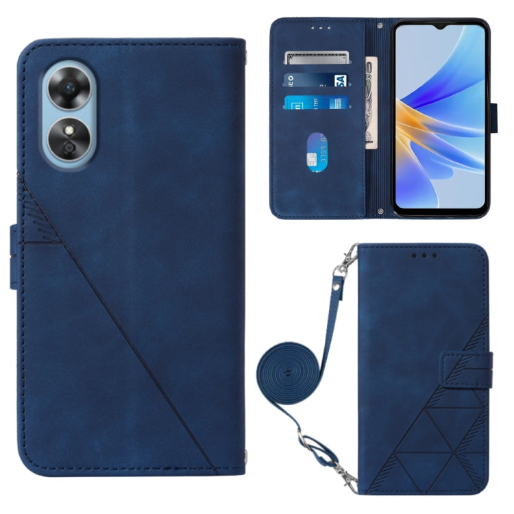 Custodia per cellulare in pelle con flip in rilievo 3D a tracolla, For Nokia G100, For Nokia G400, For OPPO A17 4G, For OPPO A55S 5G CPH2309 JP Edition