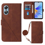 Custodia per cellulare in pelle con flip in rilievo 3D a tracolla, For Nokia G100, For Nokia G400, For OPPO A17 4G, For OPPO A55S 5G CPH2309 JP Edition