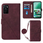 Custodia per cellulare in pelle con flip in rilievo 3D a tracolla, For Nokia G100, For Nokia G400, For OPPO A17 4G, For OPPO A55S 5G CPH2309 JP Edition