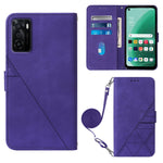 Custodia per cellulare in pelle con flip in rilievo 3D a tracolla, For Nokia G100, For Nokia G400, For OPPO A17 4G, For OPPO A55S 5G CPH2309 JP Edition
