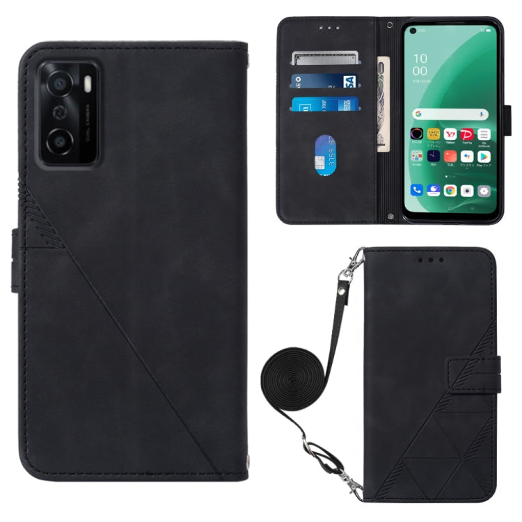 Custodia per cellulare in pelle con flip in rilievo 3D a tracolla, For Nokia G100, For Nokia G400, For OPPO A17 4G, For OPPO A55S 5G CPH2309 JP Edition