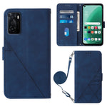 Custodia per cellulare in pelle con flip in rilievo 3D a tracolla, For Nokia G100, For Nokia G400, For OPPO A17 4G, For OPPO A55S 5G CPH2309 JP Edition