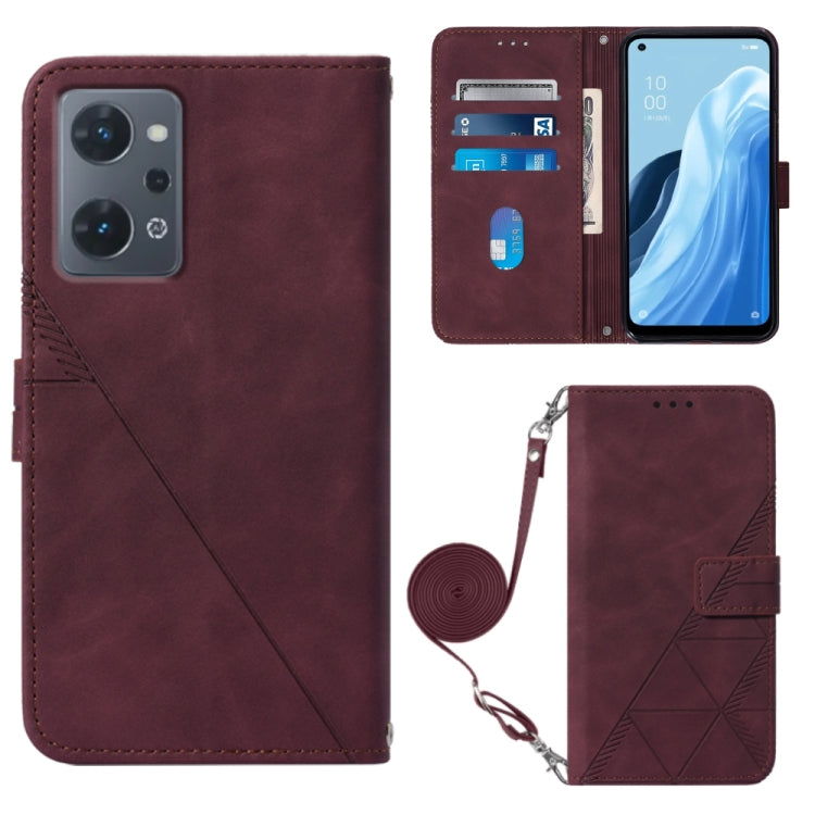 Custodia per cellulare in pelle con flip in rilievo 3D a tracolla, For OPPO Reno7 A JP Edition, For Sony Xperia 5 IV, For TCL 30 5G / 30+ 5G, For TCL 30T T603DL