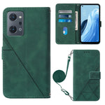 Custodia per cellulare in pelle con flip in rilievo 3D a tracolla, For OPPO Reno7 A JP Edition, For Sony Xperia 5 IV, For TCL 30 5G / 30+ 5G, For TCL 30T T603DL