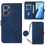 Custodia per cellulare in pelle con flip in rilievo 3D a tracolla, For OPPO Reno7 A JP Edition, For Sony Xperia 5 IV, For TCL 30 5G / 30+ 5G, For TCL 30T T603DL