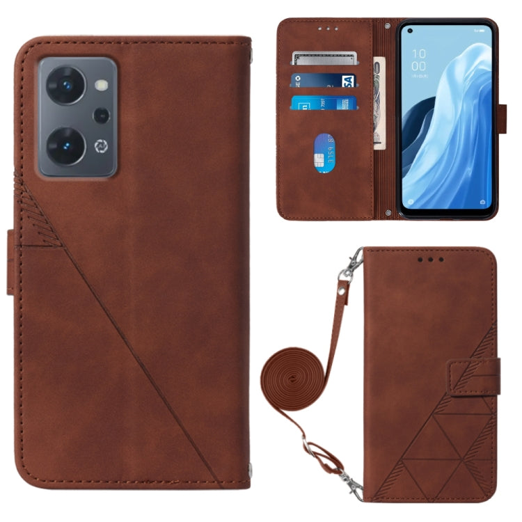 Custodia per cellulare in pelle con flip in rilievo 3D a tracolla, For OPPO Reno7 A JP Edition, For Sony Xperia 5 IV, For TCL 30 5G / 30+ 5G, For TCL 30T T603DL