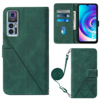 Custodia per cellulare in pelle con flip in rilievo 3D a tracolla, For OPPO Reno7 A JP Edition, For Sony Xperia 5 IV, For TCL 30 5G / 30+ 5G, For TCL 30T T603DL