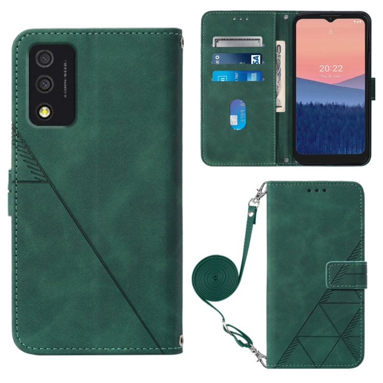 Custodia per cellulare in pelle con flip in rilievo 3D a tracolla, For OPPO Reno7 A JP Edition, For Sony Xperia 5 IV, For TCL 30 5G / 30+ 5G, For TCL 30T T603DL