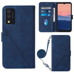 Custodia per cellulare in pelle con flip in rilievo 3D a tracolla, For OPPO Reno7 A JP Edition, For Sony Xperia 5 IV, For TCL 30 5G / 30+ 5G, For TCL 30T T603DL