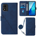 Custodia per cellulare in pelle con flip in rilievo 3D a tracolla, For TCL 30 V 5G T781S / 30XE 5G, For TCL 30Z T602DL, For TCL 303, TCL 305i With fingerprint