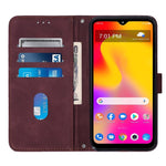 Custodia per cellulare in pelle con flip in rilievo 3D a tracolla, For TCL 30XL T701DL, For TCL Stylus 5G, For T-Mobile Revvl 6 5G, For T-Mobile Revvl 6 Pro 5G