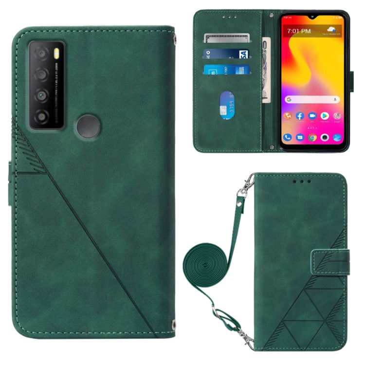 Custodia per cellulare in pelle con flip in rilievo 3D a tracolla, For TCL 30XL T701DL, For TCL Stylus 5G, For T-Mobile Revvl 6 5G, For T-Mobile Revvl 6 Pro 5G