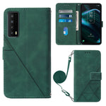 Custodia per cellulare in pelle con flip in rilievo 3D a tracolla, For TCL 30XL T701DL, For TCL Stylus 5G, For T-Mobile Revvl 6 5G, For T-Mobile Revvl 6 Pro 5G