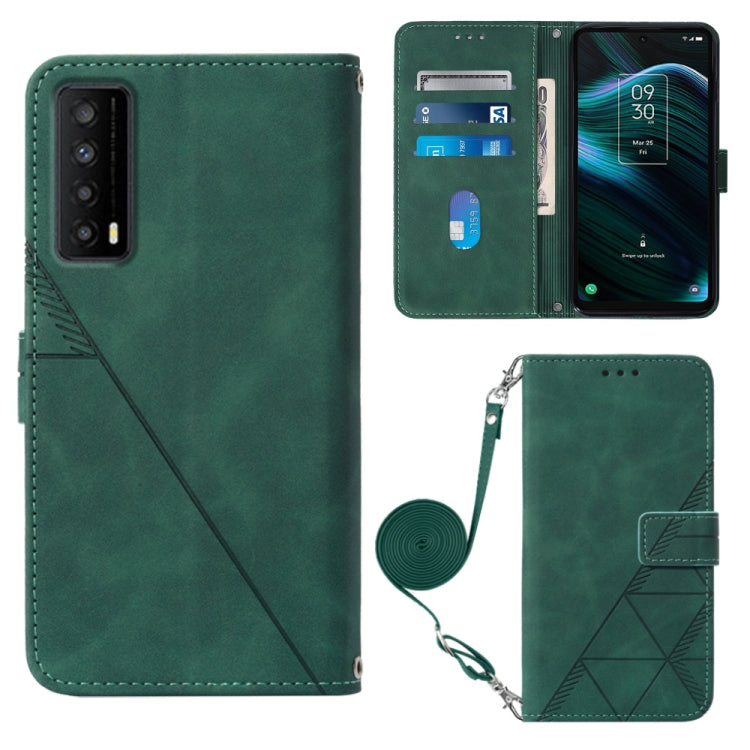 Custodia per cellulare in pelle con flip in rilievo 3D a tracolla, For TCL 30XL T701DL, For TCL Stylus 5G, For T-Mobile Revvl 6 5G, For T-Mobile Revvl 6 Pro 5G