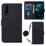 Custodia per cellulare in pelle con flip in rilievo 3D a tracolla, For TCL 30XL T701DL, For TCL Stylus 5G, For T-Mobile Revvl 6 5G, For T-Mobile Revvl 6 Pro 5G