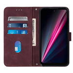 Custodia per cellulare in pelle con flip in rilievo 3D a tracolla, For OPPO Reno7 A JP Edition, For Sony Xperia 5 IV, For TCL 30 5G / 30+ 5G, For TCL 30T T603DL