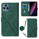 Custodia per cellulare in pelle con flip in rilievo 3D a tracolla, For TCL 30XL T701DL, For TCL Stylus 5G, For T-Mobile Revvl 6 5G, For T-Mobile Revvl 6 Pro 5G