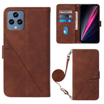 Custodia per cellulare in pelle con flip in rilievo 3D a tracolla, For TCL 30XL T701DL, For TCL Stylus 5G, For T-Mobile Revvl 6 5G, For T-Mobile Revvl 6 Pro 5G
