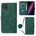 Custodia per cellulare in pelle con flip in rilievo 3D a tracolla, For TCL 30XL T701DL, For TCL Stylus 5G, For T-Mobile Revvl 6 5G, For T-Mobile Revvl 6 Pro 5G