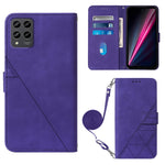 Custodia per cellulare in pelle con flip in rilievo 3D a tracolla, For TCL 30XL T701DL, For TCL Stylus 5G, For T-Mobile Revvl 6 5G, For T-Mobile Revvl 6 Pro 5G