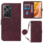 Custodia per cellulare in pelle con flip in rilievo 3D a tracolla, For ZTE Axon 40 Pro, For ZTE Axon 40 Ultra, For ZTE Consumer Cellular ZMAX 5G, For ZTE Nubia Z40S Pro