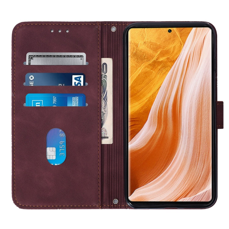 Custodia per cellulare in pelle con flip in rilievo 3D a tracolla, For ZTE Axon 40 Pro, For ZTE Axon 40 Ultra, For ZTE Consumer Cellular ZMAX 5G, For ZTE Nubia Z40S Pro