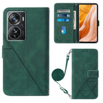 Custodia per cellulare in pelle con flip in rilievo 3D a tracolla, For ZTE Axon 40 Pro, For ZTE Axon 40 Ultra, For ZTE Consumer Cellular ZMAX 5G, For ZTE Nubia Z40S Pro