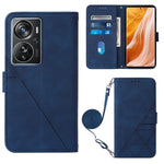 Custodia per cellulare in pelle con flip in rilievo 3D a tracolla, For ZTE Axon 40 Pro, For ZTE Axon 40 Ultra, For ZTE Consumer Cellular ZMAX 5G, For ZTE Nubia Z40S Pro