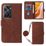Custodia per cellulare in pelle con flip in rilievo 3D a tracolla, For ZTE Axon 40 Pro, For ZTE Axon 40 Ultra, For ZTE Consumer Cellular ZMAX 5G, For ZTE Nubia Z40S Pro