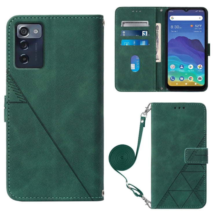 Custodia per cellulare in pelle con flip in rilievo 3D a tracolla, For ZTE Axon 40 Pro, For ZTE Axon 40 Ultra, For ZTE Consumer Cellular ZMAX 5G, For ZTE Nubia Z40S Pro