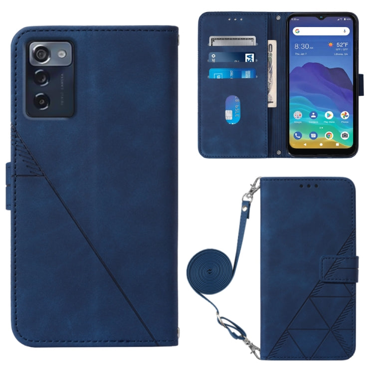 Custodia per cellulare in pelle con flip in rilievo 3D a tracolla, For ZTE Axon 40 Pro, For ZTE Axon 40 Ultra, For ZTE Consumer Cellular ZMAX 5G, For ZTE Nubia Z40S Pro