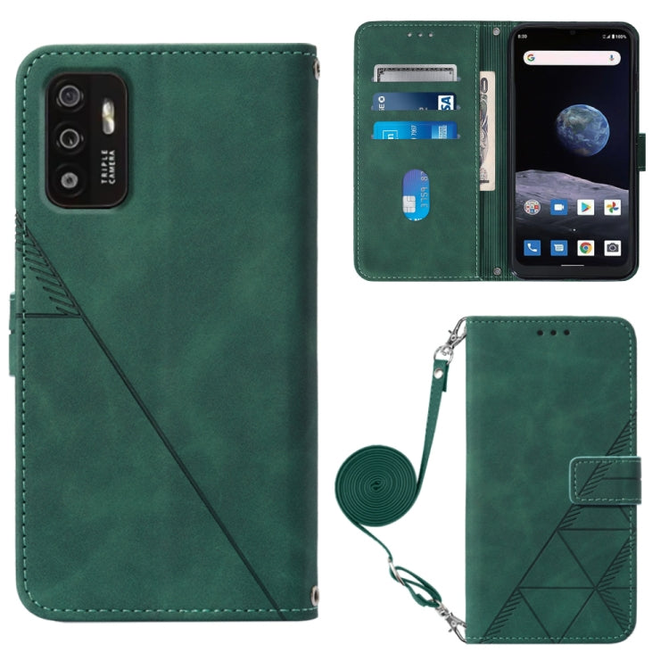 Custodia per cellulare in pelle con flip in rilievo 3D a tracolla, For ZTE ZMAX 11 Z6251, For Cubot Pocket, For Oukitel C31, For Tone E22