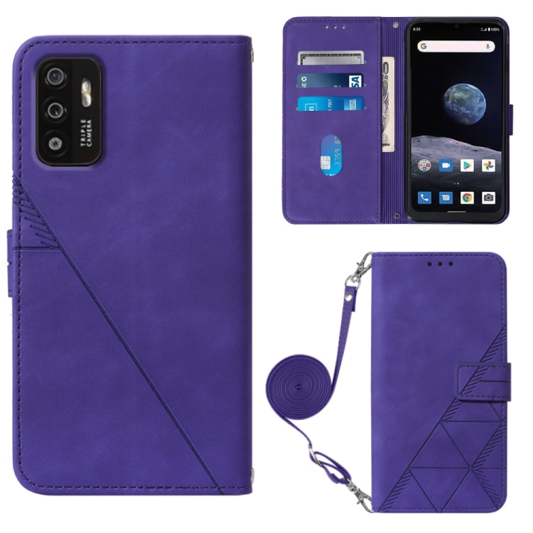 Custodia per cellulare in pelle con flip in rilievo 3D a tracolla, For ZTE ZMAX 11 Z6251, For Cubot Pocket, For Oukitel C31, For Tone E22