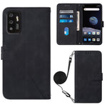 Custodia per cellulare in pelle con flip in rilievo 3D a tracolla, For ZTE ZMAX 11 Z6251, For Cubot Pocket, For Oukitel C31, For Tone E22