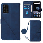 Custodia per cellulare in pelle con flip in rilievo 3D a tracolla, For ZTE ZMAX 11 Z6251, For Cubot Pocket, For Oukitel C31, For Tone E22