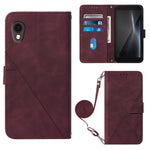 Custodia per cellulare in pelle con flip in rilievo 3D a tracolla, For ZTE ZMAX 11 Z6251, For Cubot Pocket, For Oukitel C31, For Tone E22